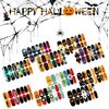 TailaiMei 10 Sheets Halloween Nail Wraps Stickers Nail Polish Strips Self-Adhesive Full Wraps with 2 pcs Nail Files for DIY Nail Art Decals (Horror Style)