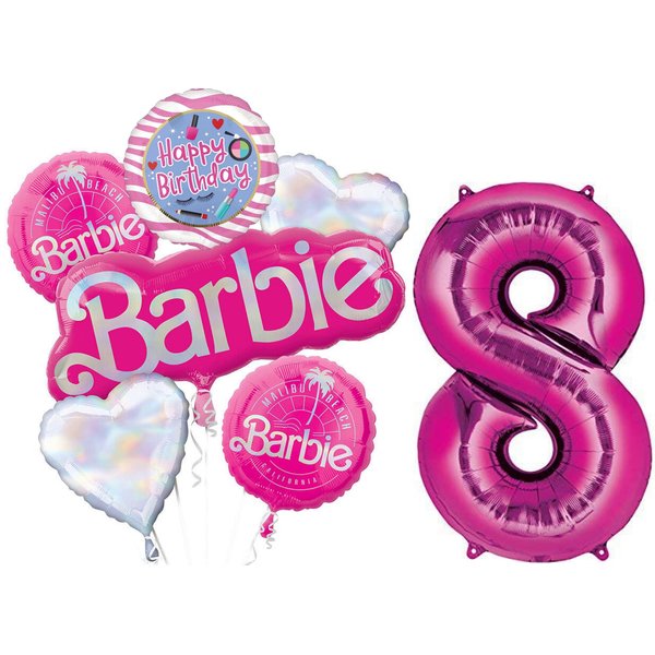 Anagram California Dreaming 8th Birthday Party Supplies Balloon Bouquet Decorations