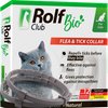Natural Flea & Tick Collar for Cats - 12 Months Control of Best Prevention & Safe Treatment - Anti Fleas and Ticks Essential Oil Repellent (1 Count)