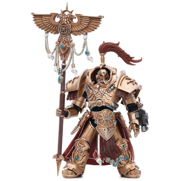 JoyToy Warhammer 40K: Adeptus Custodes Vexilus Praetor in Allarus Phelam Tolguro 1:18 Figure