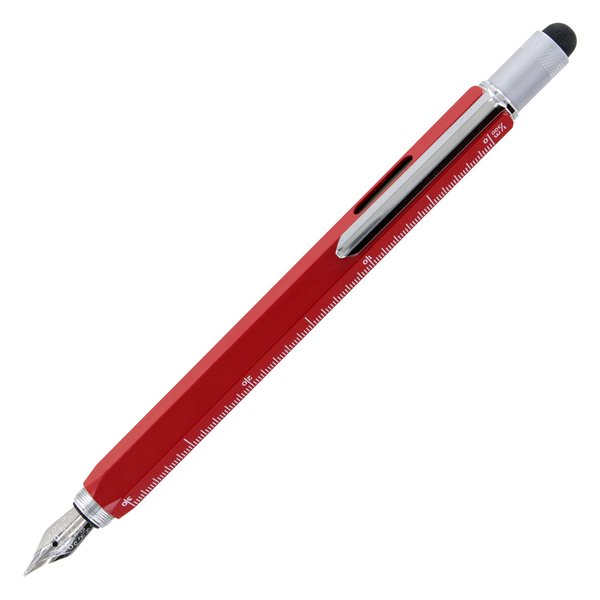 Monteverde USA One Touch Tool Pen, Fountain Pen, Red (MV35234)