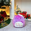 Easfan 12'' Christmas Rainbow Kitty Plush Pillow Soft Cat Plush Toy Cute Kitty Stuffed Animal Home Room Decoration for Kids Toddlers