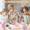 Kitchen Appliances Toys, Kids Play Kitchen Accessories Set,Pretend Kitchen Toys for Kids Ages 4-8,Coffee Maker,Mixer,Toaster That Works, for Girls Ages 3+