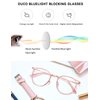 DUCO Blue Light Glasses for Women Men Blue Ray Blocking Glasses Computer Glasses for Teens Non Prescription Eyeglasses Pink W012