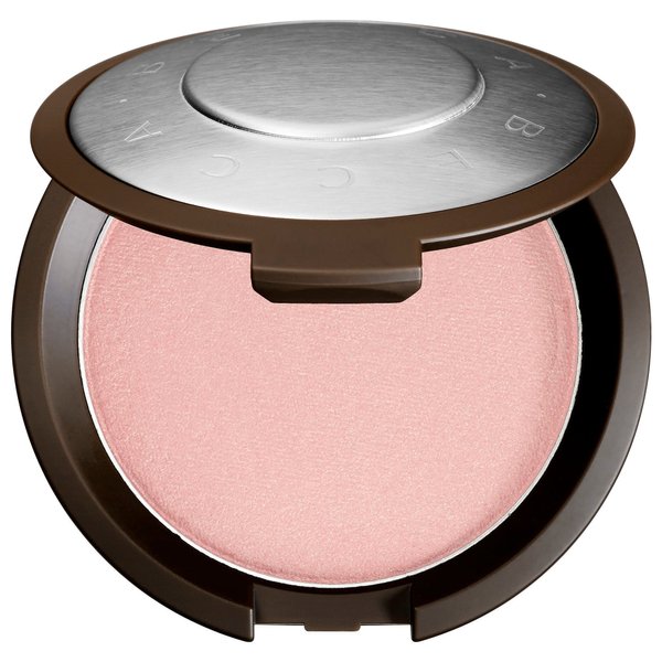 BECCA Shimmering Skin Perfector Pressed 8g # Rose Quartz - neutral pale pink