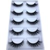 HBZGTLAD New Manga lashes 5 pairs natural false eyelashes fake lashes long makeup 3d mink eyelashes extension mink eyelashes for beauty… (HX-9)
