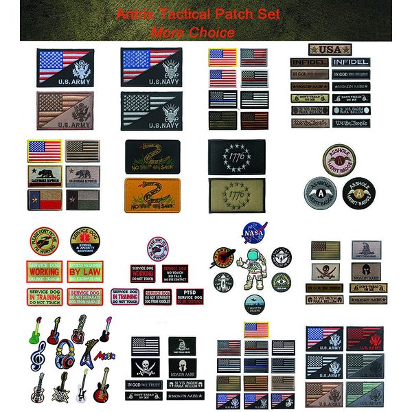 Antrix Tactical USA US American Veteran Patch Fully Embroidered Don't Forget Veteran Military Applique Emblems Badges Patch- Dia 3.15" Veteran