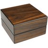 OYHBO Wooden Cigar Ashtray Set with Cutter and Punch High Glossy Folding Compact Collection Gift