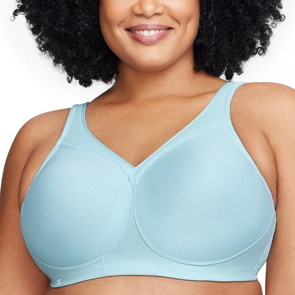 Glamorise Full Figure Plus Size MagicLift Seamless Sports Bra Wirefree #1006