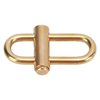 Mrisata Brass Lock Keychain Brass Lock Clip Key Holder Lock Clip Buckle Keychain Brass Lock Clip Keychain Brass Lock Keychain Smal Oval Slide Locking Snap Lock Clip Buckle Carabiner Key