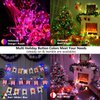 BrizLabs Christmas Fairy String Lights, 66ft 200 LED Color Changing Fairy Christmas Lights with Remote, Multi Color Rainbow Plugin Electric Xmas Tree Twinkle Lights for Halloween Christmas Indoor