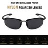 JULI Eyewear Nylon Polarized Sunglasses for Men Women Driving Fishing Baseball Driving
