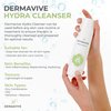 Gentle Facial Cleanser for Women & Men (8.45 oz) | Dermavive Deep Cleansing Hydra Cleanser Face Wash for Dry Skin, All Skin Types | Refreshing Non-Irritating Hydrating Facial Wash Daily Face Cleanser