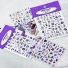 4 Pack Nail Art Stickers Music Inspired Merch Nail Decals DIY Fans Merchandise Gifts