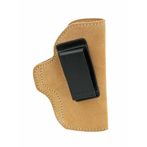 BLACKHAWK Suede Leather Tuckable Holster, Size 06, Brown