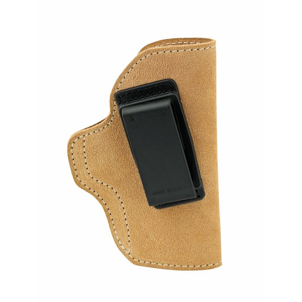 BLACKHAWK Suede Leather Tuckable Holster, Size 06, Brown