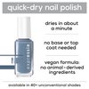essie expressie quick dry nail polish, vegan formula, muted gray, muted gray, vegan, 0.33 fl oz