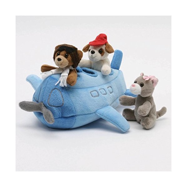 Airplane House with Finger Puppets 10" by Unipak Designs