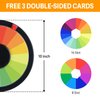Delizon 10 Inch Color Prize Wheel, Double-Sided 8/16 Slot Spinning Wheel Fortune Game, Holiday Activities, Party, Classroom or Home Education