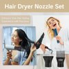 BRBASAP Universal Blow Dryer Comb Attachment Hair Styling Tools and Accessories Fits All Dryers Hair Care Products Concentrator Nozzle for Salon Styling Replacement Nozzle Comb for Diameter