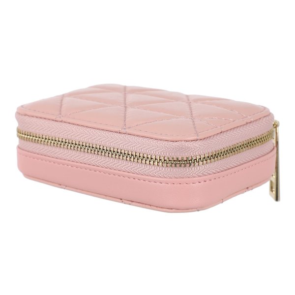 CALLARON Lipstick Case with Mirror, Lipstick Organizer Bag Lipstick Holder Case Lipstick Travel Bag for Women (Pink)