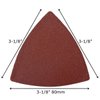 XXGO 60 Pcs 240 Grits 3-1/8 Inch 80mm Triangular Oscillating Tool Sanding Paper for Wood Sanding Fit 80mm Triangular Multi Tool Sanding Pads XG8020240