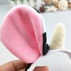 4 Pcs Halloween Milk Cow Headband Nose Bow Tie Tail Cow Ears Horns Hair Hoops Bowtie Animal Cow Headpiece Hairband Hair Bands Women Christmas Party Decoration Cosplay Costume Cute Hair Accessories