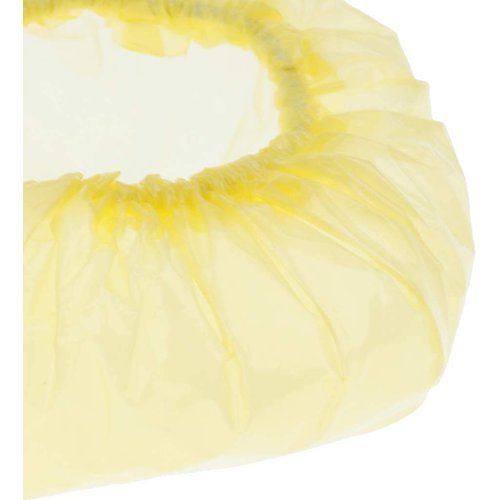 100pcs Disposable Ear Covers Kids Baby Boys Girls Disposable Bath Shower Ear Protectors Caps for Hair Dye, Shower, Bathing - Yellow