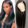 MISSJAY 30 Inch Lace Front Wigs Human Hair Brazilian Straight Human Hair Wigs for Black Women 13x4 Lace Frontal Wigs Pre Plucked Natural Hairline with Baby Hair Natural Black