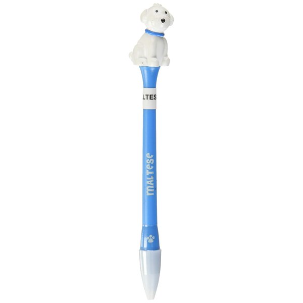 FouFou Dog Love Your Breed Collectible Pen, Maltese