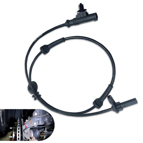 getfay 1 PC Car ABS Anti-Lock Brake Wheel Speed Sensor, Safe Travel Flange Installation Standard Replacement OEM #3630050U2010 Left Rear Wheel Accessories, Compatible with Heyue Models (Black)