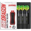 Red Dragon Freestyle: 21g - Tungsten Darts Set with Flights and Stems