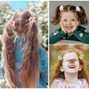 Canitor Small Flower Hair Clips for Women Girls Toddler 12 PCS 1.6 inch Small Flower Claw Clips for Thin Fine Hair Summer Cute Hair Accessories