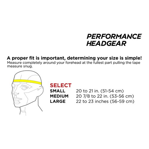 Full90 Select Performance Soccer Headgear, Blue, Small