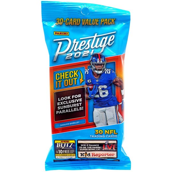 2021 Panini Prestige Football 30-Card Value Pack