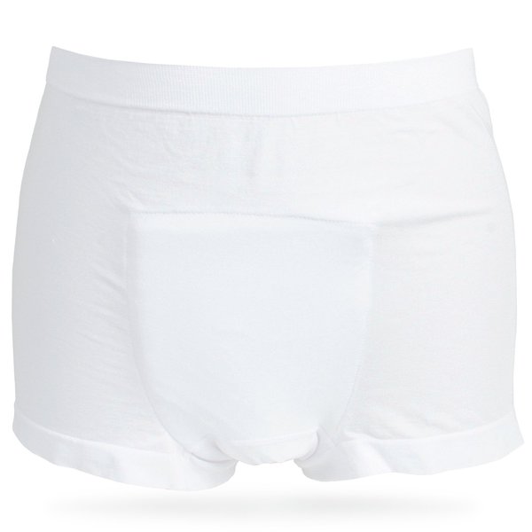 Continuon Living Incontinence Underwear Mens Short Boxer with Super-Absorbent pad S