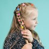 Mini Flower Hair Clip Flower Clips,Colorful Mini Hair Claw Small Hair Clips,Baby Hair Clips Toddler Hair Clips for Women Girls Bangs Strong Grip Tiny Flower Hair Clips (100, Matte Colors)