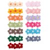 Baby Hair Clips -13Pcs Dasiy Barrettes Sets Fully Lined Hair Pins Bows Wrapped by Cloth Hair Accessories for Baby Girls Infants Toddler Kids