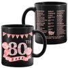 MiCa Birthday Gifts for Women, 1944 Old Time Information 80th Birthday Mug, 80th Birthday Gifts for Women, Birthday Party Decor, 80th Birthday Mug