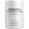 Codeage Liposomal Glutathione 1000 mg, GlutaONE Antioxidant Phospholipid Complex, L-Glutathione Reduced Capsules Supplement, Non-GMO Sunflower Oil & Lecithin Essential Phospholipids, Vegan, 60 ct