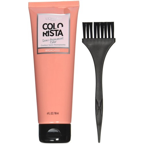 L'Oréal Paris Colorista Semi-Permanent Hair Color for Light Bleached or Blondes, Peach