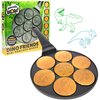Dino Mini Pancake Pan - Make 7 Unique Flapjack Dinosaurs, Nonstick Pan Cake Maker Stovetop Griddle for Jurassic Fun & Easy Cleanup, Great for Family Breakfast or Gift for Him, Kids and Adults
