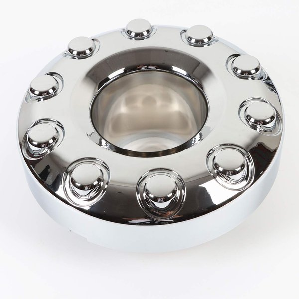 PPCovers Replacement for 05-17 F450 Super Duty DUALLY Chrome 10 Lug Front Wheel Center Hub Cap 1 Piece 5C3Z1130NA
