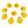 SAVITA 50pcs Rubber Ducky Bath Toy for Kids, Float and Squeak Mini Small Yellow Ducks Bathtub Toys for Shower/Birthday/Party Supplies（3.5×3.5×3cm/1.4×1.4×1.2inch）