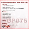 EPAuto GP075 (CA10755) Replacement Panel Engine Air Filter