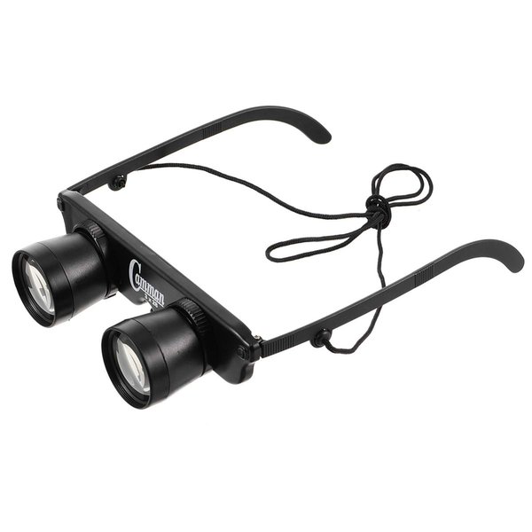 Eyeglasses Binocular Hands- Binocular Glasses 3 x 28 Binocular for Fishing Bird Watching Travel Sightseeing Outdoor Sports Concerts Theater Opera TV