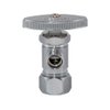 Eastman Multi-Turn Angle Stop Valve with Nut and Sleeve, 3/8 Inch OD x 5/8 Inch OD, Chrome Plate, 48290LF
