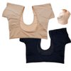 iphree 2 Pack Underarm Sweat Pads for Women Armpit Sweat Pads Reusable Breathable Guard Shield Underwear Vest, Black