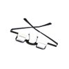 Lazyme Glasses, Prism Glasses Horizontal Glasses, Bed Prism Spectacles Horizontal, Unisex Lazy Spectacles Lie Down for Reading/Watching TV (Black)