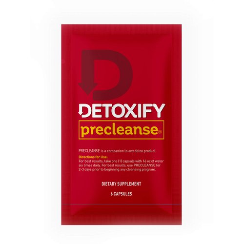 Detoxify – PreCleanse Herbal Supplement – 6 Capsules – Professionally Formulated – Perfect Start to Your Cleansing Program